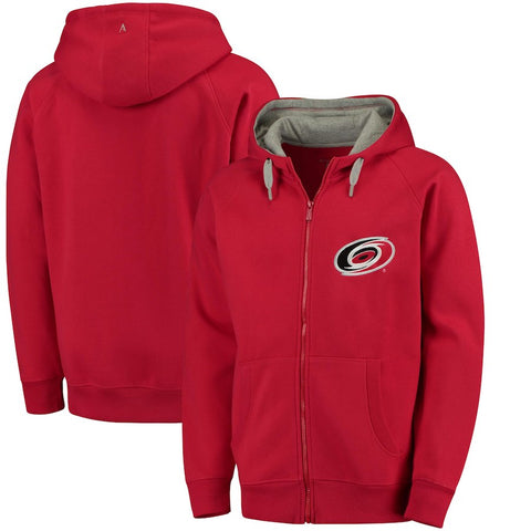Carolina Hurricanes Antigua Victory Full-Zip Hoodie - Red