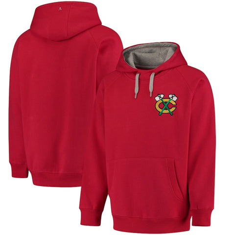 Chicago Blackhawks Antigua Victory Pullover Hoodie - Red