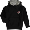 Arizona Coyotes Antigua Youth Embroidered Victory Pullover Hoodie - Black