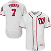 Trea Turner Washington Nationals Majestic Home Authentic Collection Flex Base Player Jersey - White