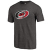 Carolina Hurricanes Distressed Team Primary Logo Tri-Blend T-Shirt