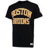 Boston Bruins Mitchell & Ness Start of Season Traditional Fit T-Shirt - Black