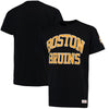 Boston Bruins Mitchell & Ness Start of Season Traditional Fit T-Shirt - Black