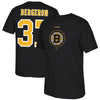 Patrice Bergeron Boston Bruins Reebok Center Ice TNT Reflect Logo Name & Number T-Shirt - Black
