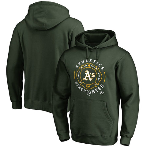 Oakland Athletics Firefighter Pullover Hoodie - Green