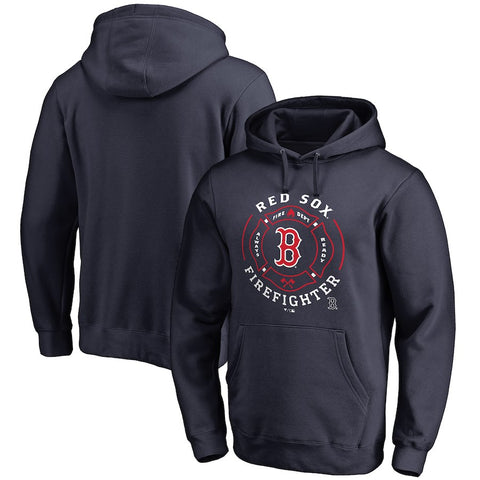 Boston Red Sox Firefighter Pullover Hoodie - Navy