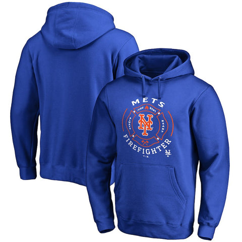 New York Mets Firefighter Pullover Hoodie - Royal