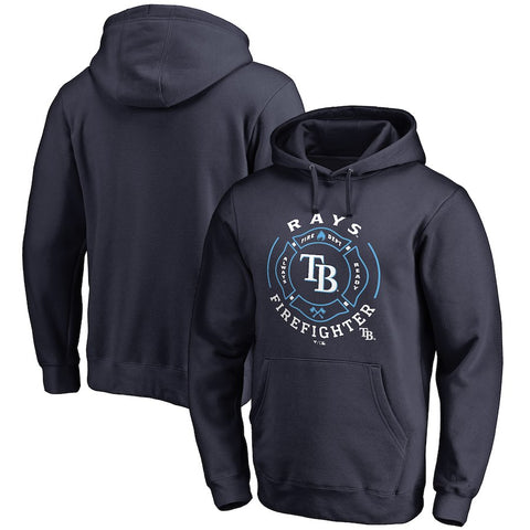 Tampa Bay Rays Firefighter Pullover Hoodie - Navy