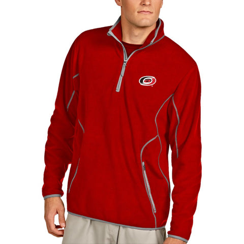 Carolina Hurricanes Antigua Ice Pullover 1/4-Zip Jacket
