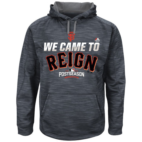 San Francisco Giants Majestic 2016 Postseason Came to Reign Streak Fleece Hood