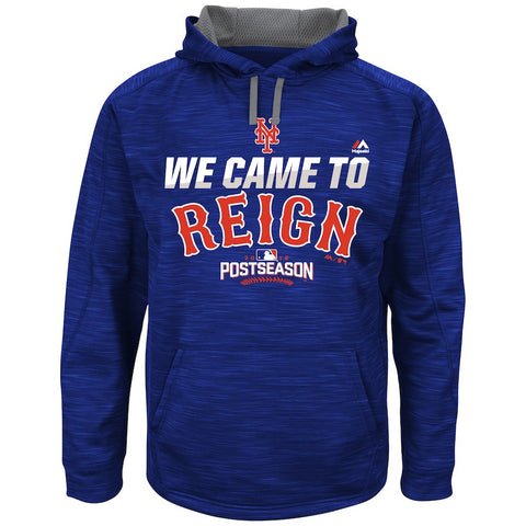 New York Mets Majestic 2016 Postseason Authentic Collection Came To Reign Streak Hoodie