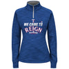 Texas Rangers Women's 2016 Postseason Participant We Came to Reign 1/4-Zip Streak Fleece