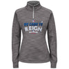 Toronto Blue Jays Women's 2016 Postseason Participant We Came to Reign 1/4-Zip Streak Fleece - Graphite