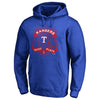 Texas Rangers Police Badge Pullover Hoodie - Royal