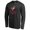 Arizona Coyotes Big & Tall Team Lock Up Long Sleeve T-Shirt - Black
