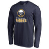 Buffalo Sabres Big & Tall Team Lock Up Long Sleeve T-Shirt - Navy