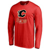 Calgary Flames Big & Tall Team Lock Up Long Sleeve T-Shirt - Red