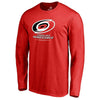 Carolina Hurricanes Big & Tall Team Lock Up Long Sleeve T-Shirt - Red