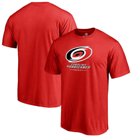 Carolina Hurricanes Big & Tall Team Lockup T-Shirt - Red