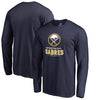 Buffalo Sabres Big & Tall Team Lock Up Long Sleeve T-Shirt - Navy