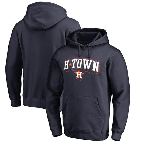 Houston Astros H Town Hometown Pullover Hoodie - Navy