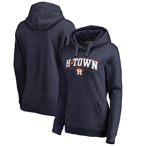 Houston Astros Women's H Town Hometown Pullover Hoodie - Navy