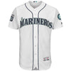 Robinson Cano Seattle Mariners Majestic Home On-Field Flex Base Authentic Jersey with Patch - White