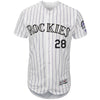 Nolan Arenado Colorado Rockies Majestic Home Authentic Collection Flex Base Player Jersey - White