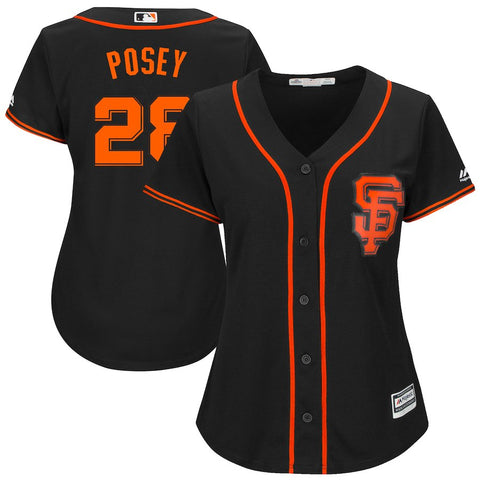 Buster Posey San Francisco Giants Majestic Women's Alternate 2017 Cool Base Player Jersey