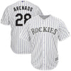 Nolan Arenado Colorado Rockies Majestic Home Official Cool Base Player Jersey/Purple