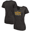 Boston Bruins Women's Hometown Collection Big Bad Bruins Tri-Blend V-Neck T-Shirt - Ash