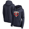 Minnesota Twins Women's Plus Sizes Primary Logo Pullover Hoodie