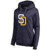 San Diego Padres Women's Plus Sizes Primary Logo Pullover Hoodie