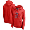 Los Angeles Angels Women's Plus Sizes Primary Logo Pullover Hoodie