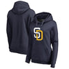 San Diego Padres Women's Plus Sizes Primary Logo Pullover Hoodie