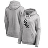 Chicago White Sox Women's Plus Sizes Primary Team Logo Pullover Hoodie - Ash