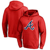 Atlanta Braves Big & Tall Primary Team Logo Pullover Hoodie - Red