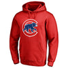 Chicago Cubs Big & Tall Primary Team Logo Pullover Hoodie - Red