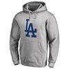 Los Angeles Dodgers Big & Tall Primary Team Logo Pullover Hoodie - Ash