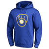Milwaukee Brewers Big & Tall Primary Team Logo Pullover Hoodie - Royal