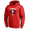 Minnesota Twins Big & Tall Primary Team Logo Pullover Hoodie - Red