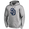 San Diego Padres Big & Tall Primary Team Logo Pullover Hoodie - Ash