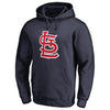 St. Louis Cardinals Big & Tall Primary Team Logo Pullover Hoodie - Navy