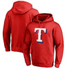 Texas Rangers Big & Tall Primary Team Logo Pullover Hoodie - Red