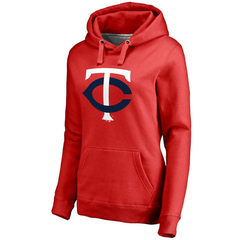 Minnesota Twins Women's Plus Sizes Primary Logo Pullover Hoodie