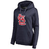 St. Louis Cardinals Women's Plus Sizes Primary Logo Pullover Hoodie