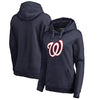 Washington Nationals Women's Plus Sizes Primary Logo Pullover Hoodie