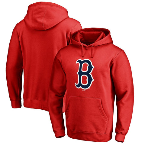 Boston Red Sox Big & Tall Primary Team Logo Pullover Hoodie - Red