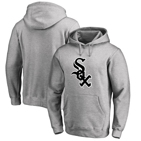 Chicago White Sox Big & Tall Primary Team Logo Pullover Hoodie - Ash