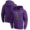 Colorado Rockies Big & Tall Primary Team Logo Pullover Hoodie - Purple